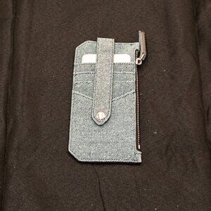 NWOT Aimee Kestenberg "All For Love" Denim Wall/card holder